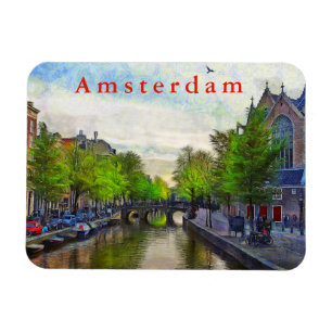 Ímã Uma vista do canal perto de Oudekerk.