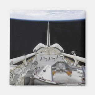 Imã Uma vista parcial do vaivém espacial