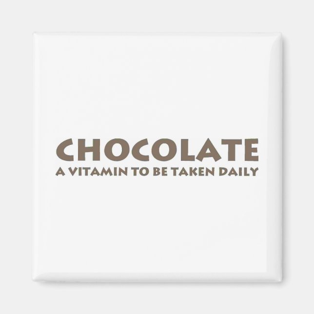 Imã Uma vitamina a tomar diariamente (Frente)