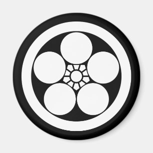 Imã  Umebachi estilo de flor de ameixa em círculo