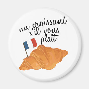 Imã Un Croissant S'il Vous Plait - Comida Francesa