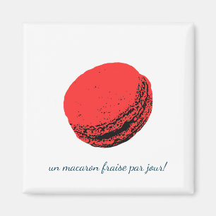 Imã un macaron fraise par jour!
