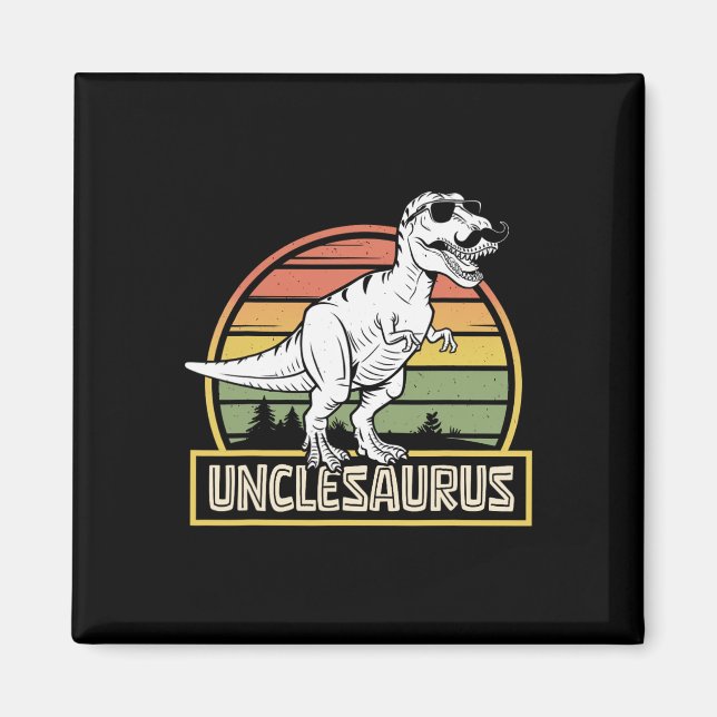 Imã Unclesaurus T Rex Dinossauro Tio Saurus Correspond (Frente)