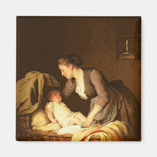 Imã Undressing o bebê, 1880