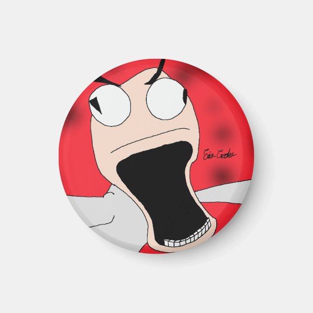 Imã unhinged puppet art (Frente)