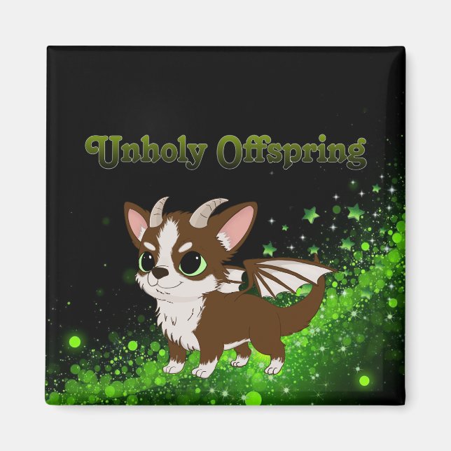 Imã Unholy Offspring Small Magnet (Frente)