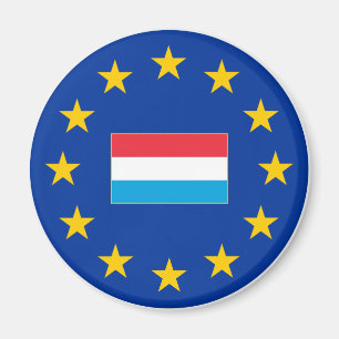 Imã União Europeia Luxemburgo Magnet