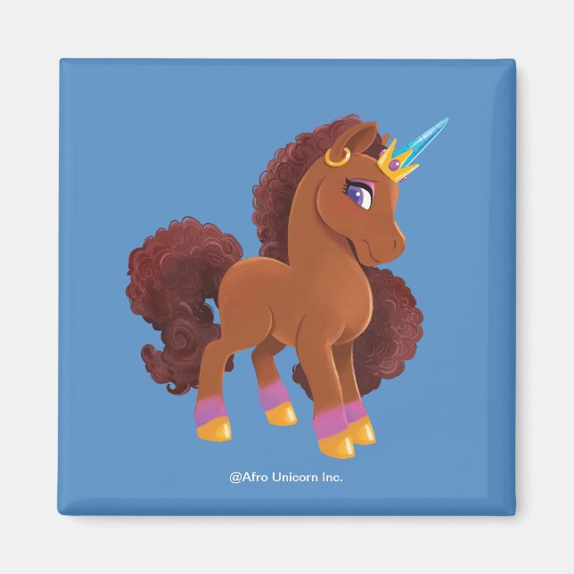 Imã Único Unicórnio Orgulhoso (Frente)