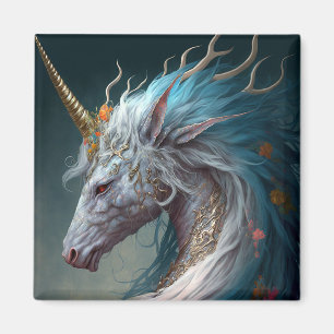 Imã Unicorn Dragon Fantasy Art