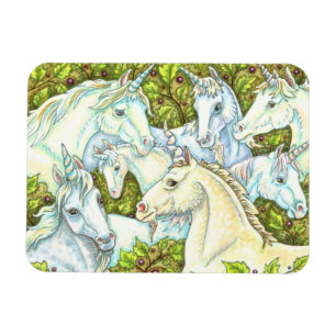 Ímã UNICORN HERD, HORSES, STALLION Fantasy