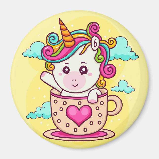 Imã Unicorn Magnet (Frente)