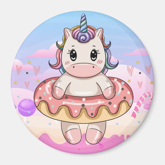 Imã Unicorn Magnet (Frente)