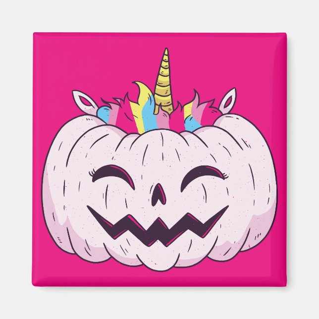 Imã Unicorn Pumpkin (Frente)