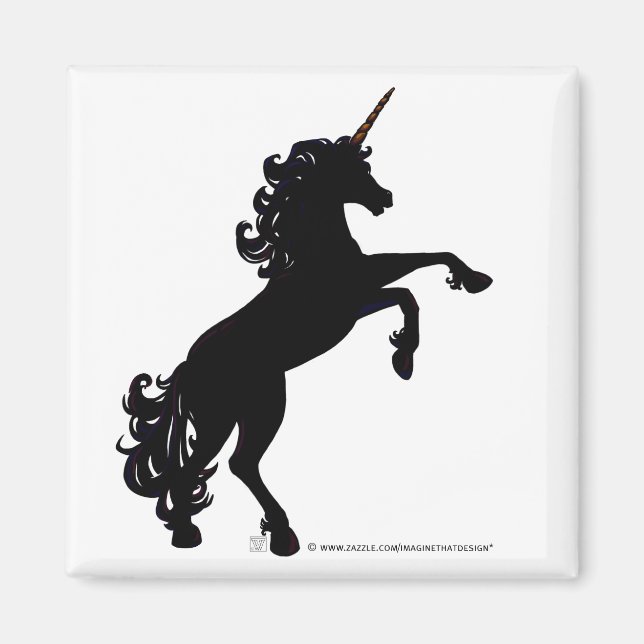 Imã Unicorn Silhouette (Frente)