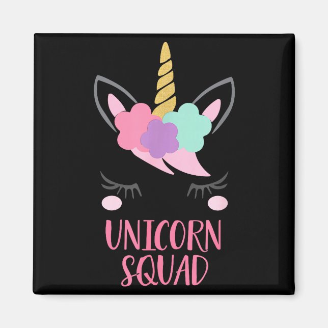 Imã Unicorn Squad Unicorn Gift  (Frente)