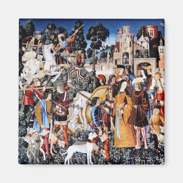 Imã Unicorn Tapeçaria nº 6 ímã (Frente)