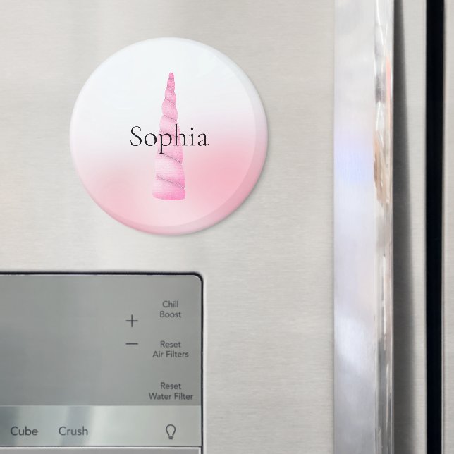 Imã Unicórnio Branco Rosa (In Situ (Fridge))