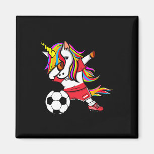 Imã Unicórnio Dançando Áustria Futebol - Bandeira Aust