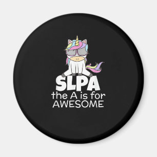 Imã Unicórnio Legal para Terapeuta da Fala SLPA