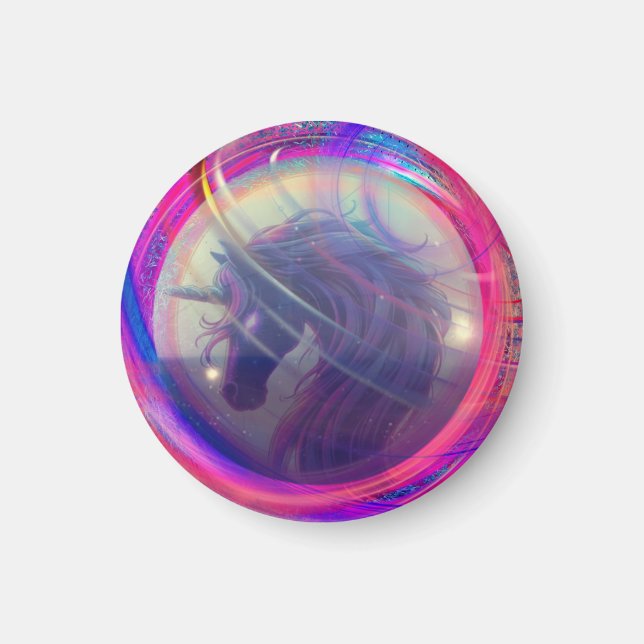 Imã Unicórnio mágico (Frente)