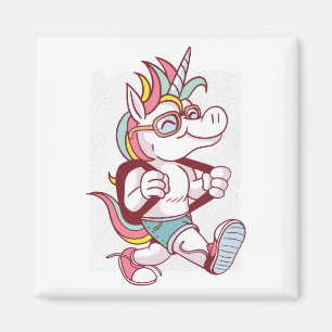 Imã Unicórnio Vai À Escola