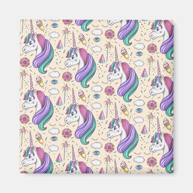 Imã Unicórnios (Frente)