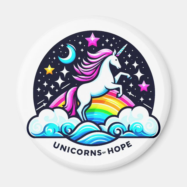 Imã Unicórnios da Esperança (Frente)