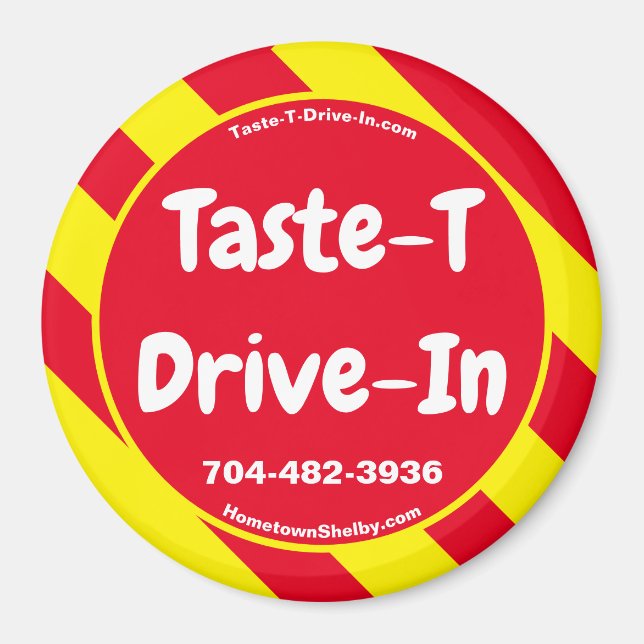 Imã Unidade T de sabor - Vermelho/Amarelo (Frente)