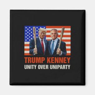 Imã Unidade Trump Kennedy Sobre Uniparty 2025 Eleição 