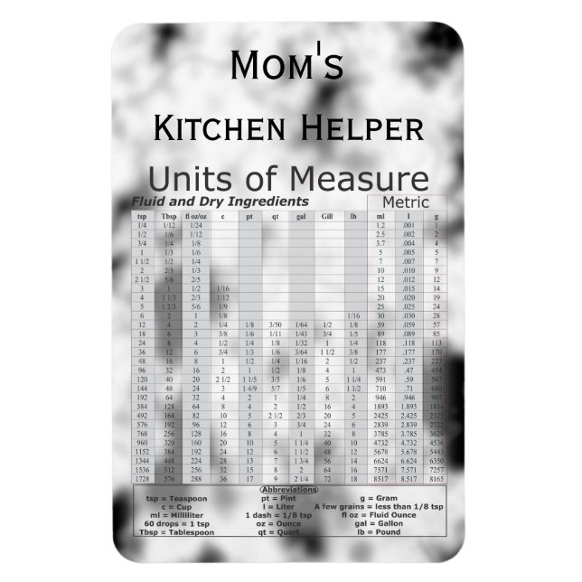 Ímã Unidades de Medida Magneta Premium Flexi (Vertical)