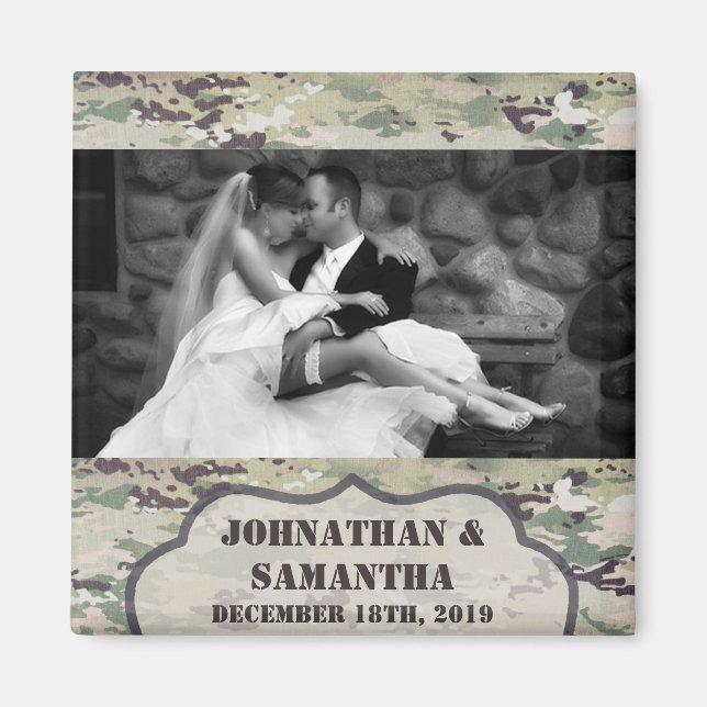 Imã Uniforme de Camo OCP do Exército de Fotos Personal (Frente)