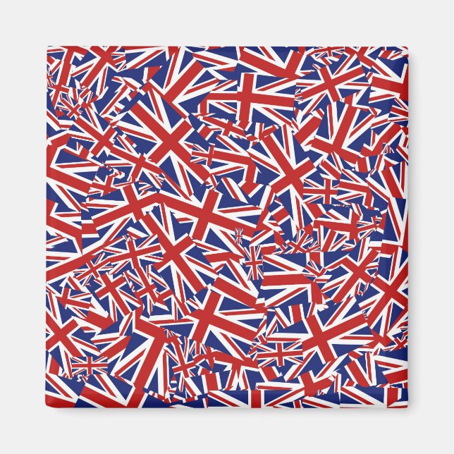 Imã Union Jack Collage (Frente)