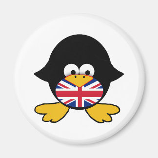 Imã Union Jack Penguin