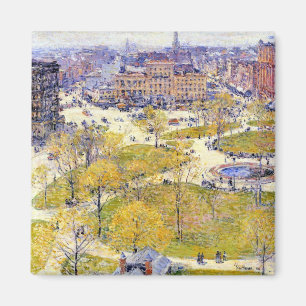 Imã Union Square na Primavera por Frederick Childe Has