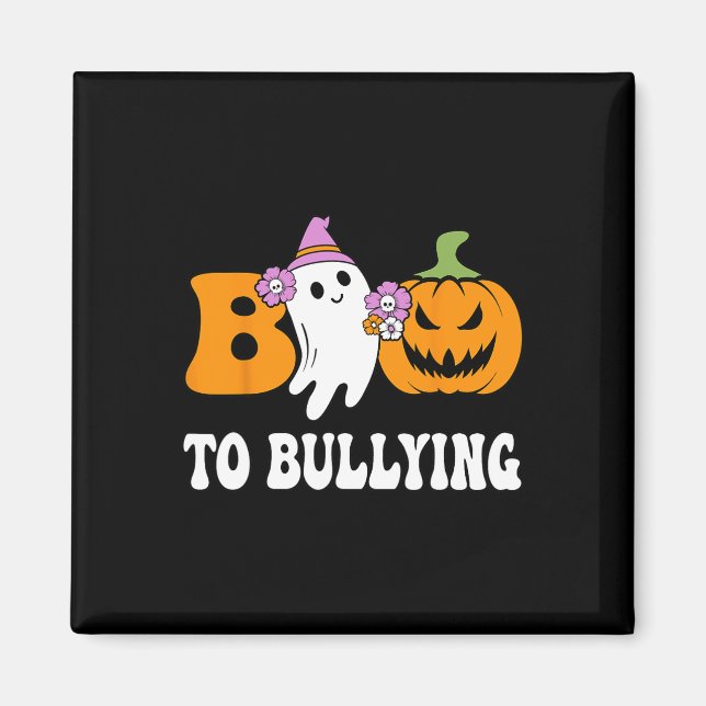 Imã Unity Day Boo to Bully Awarding Ghost Pumpkin (Frente)