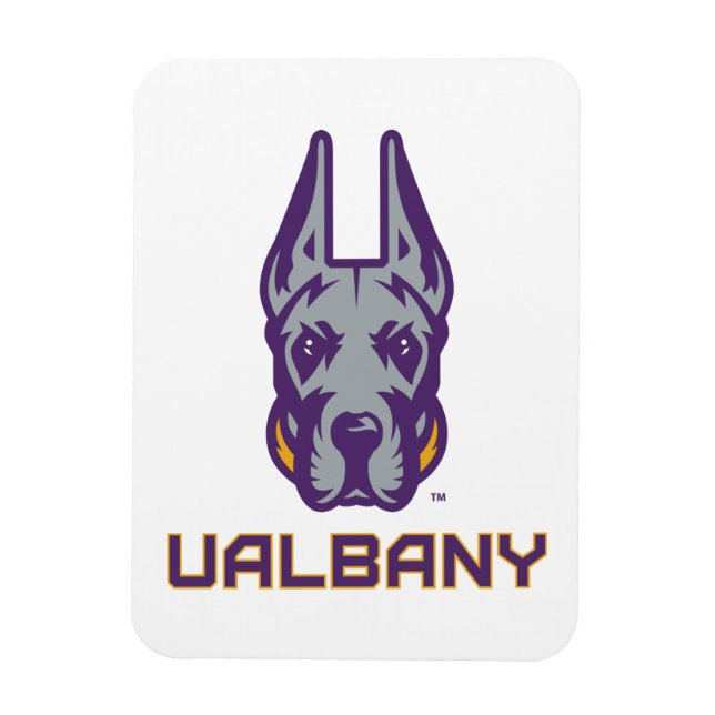 Ímã Universidade de Albany Great Danes (Vertical)