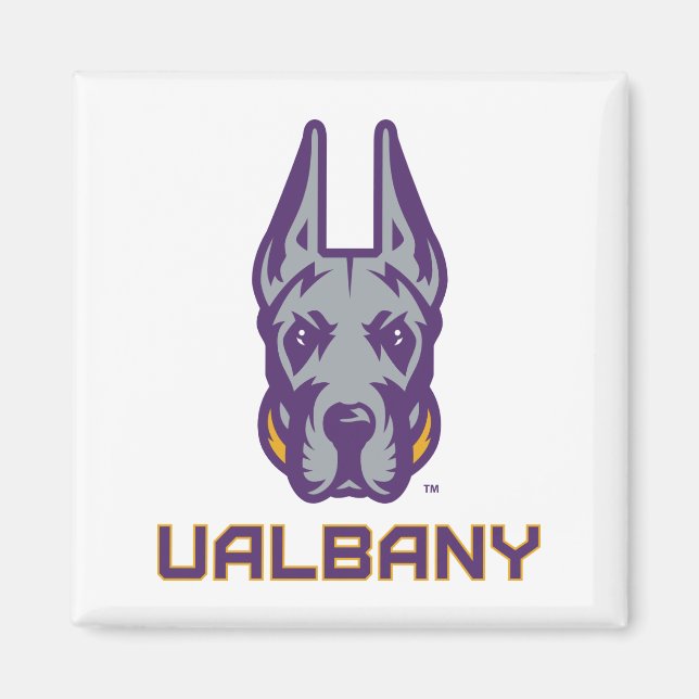 Imã Universidade de Albany Great Danes (Frente)