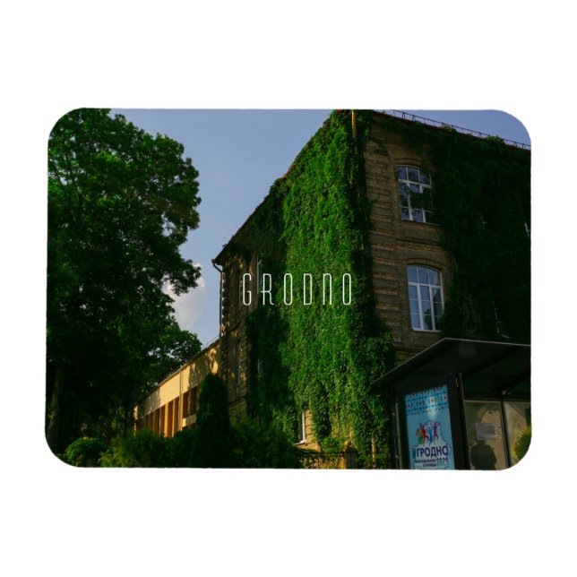 Ímã Universidade de Arquitetura em Grodno (Horizontal)