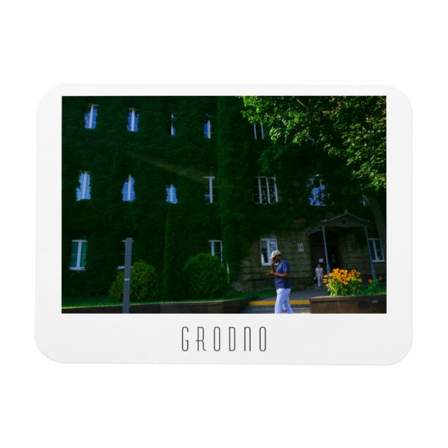 Ímã Universidade de Arquitetura em Grodno (Horizontal)