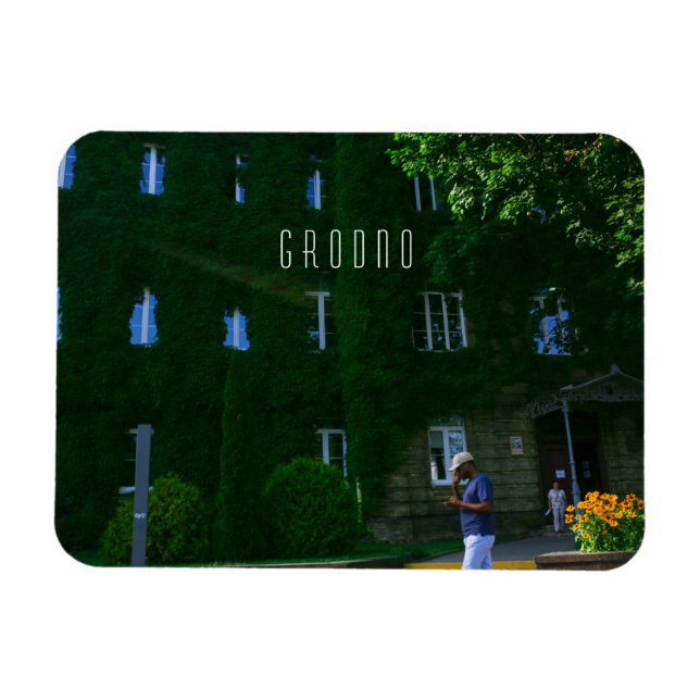 Ímã Universidade de Arquitetura em Grodno (Horizontal)