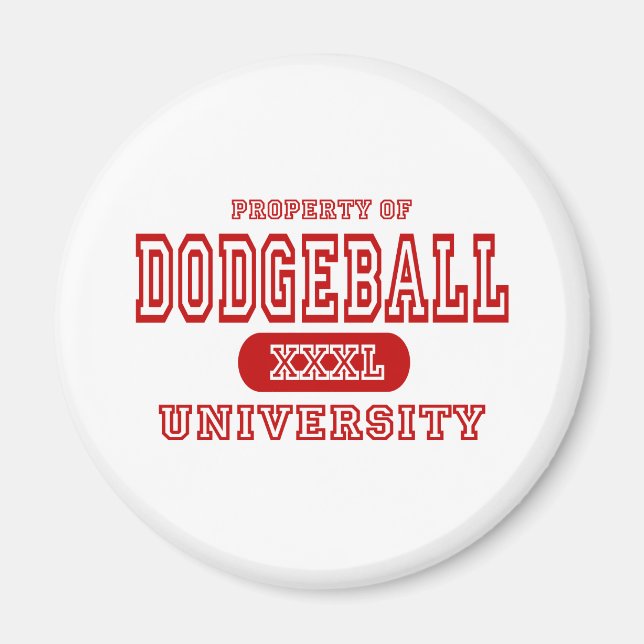 Imã Universidade de Dodgeball (Frente)