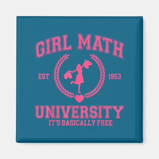 Imã Universidade de Matemática de Menina É Basicamente (Frente)