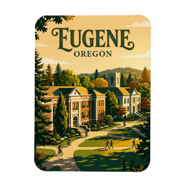 Ímã Universidade de Oregon EUA (Vertical)