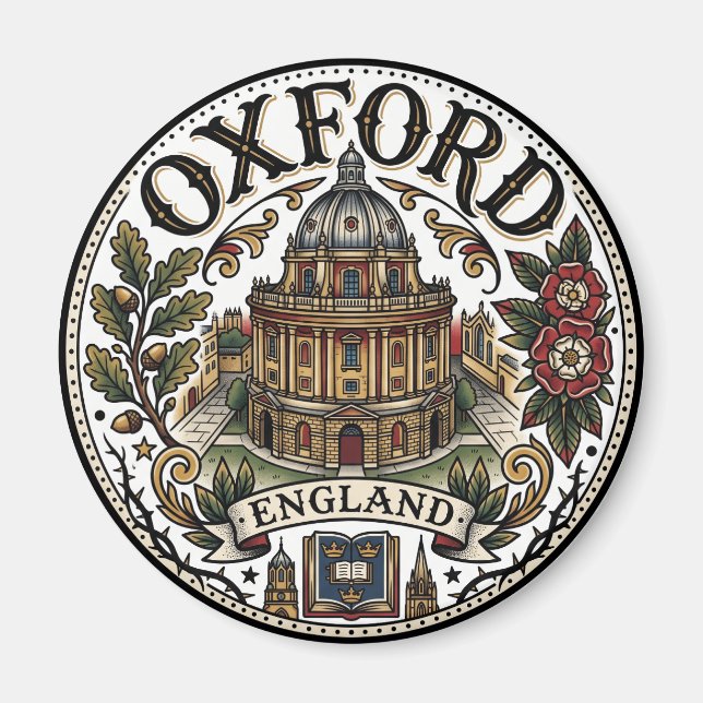 Imã Universidade de Oxford Radcliffe Camera Inglaterra (Frente)