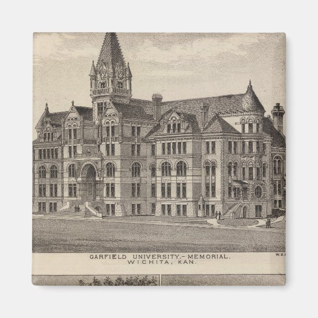 Imã Universidade Garfield, Kansas (Frente)