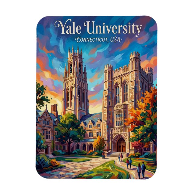 Ímã Universidade Yale Connecticut (Vertical)