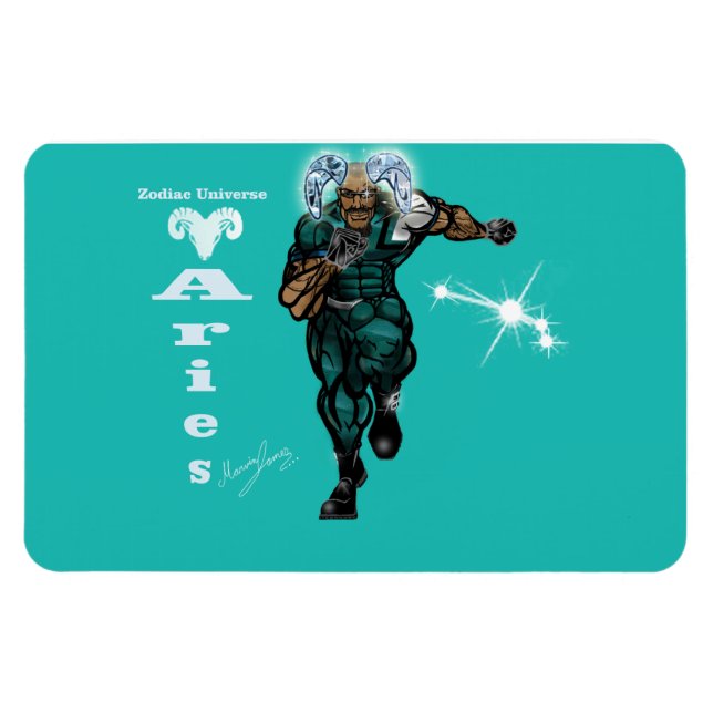 Ímã Universo Zodíaco - Anéis Magnet (Horizontal)