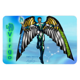 Ímã Universo Zodíaco - Magneta Virgo 4 x 6.