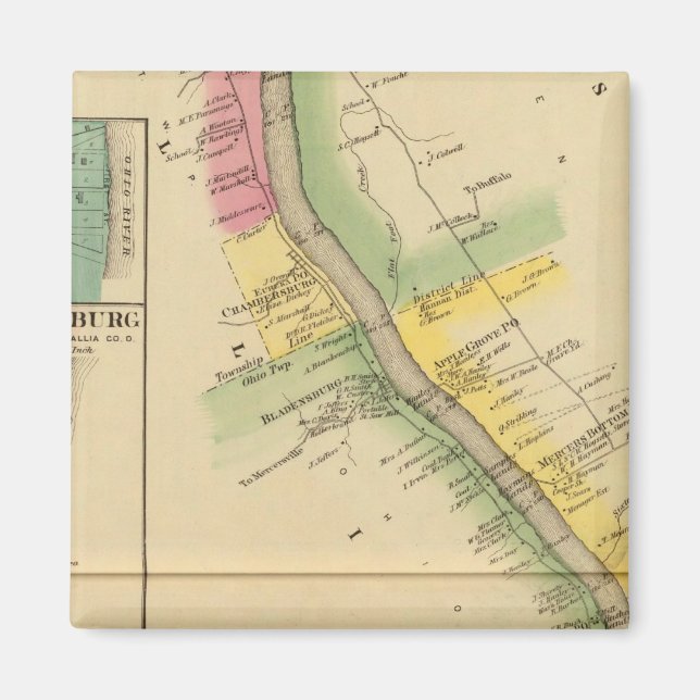 Imã Upper Ohio River e Valley 7 (Frente)