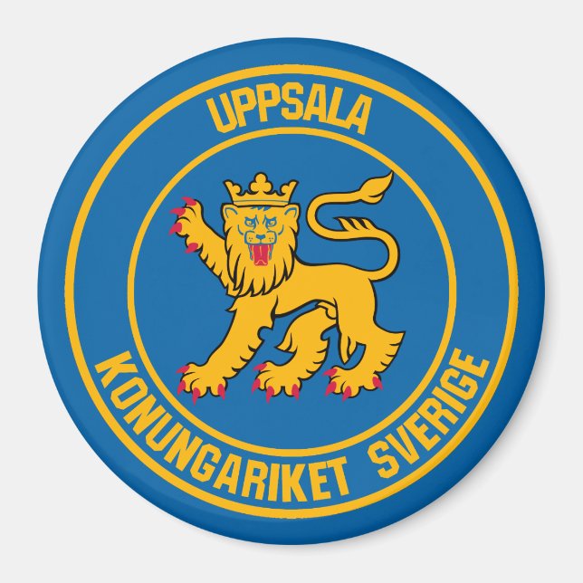 Imã Uppsala Round Emblem (Frente)